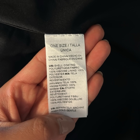 Chico's Black Long Blazer with Textured Fabric size 2 - Picture 7 of 7